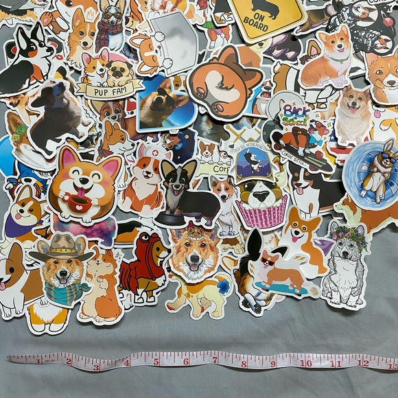 30 Corgi/Dog Stickers - Picture 2 of 2